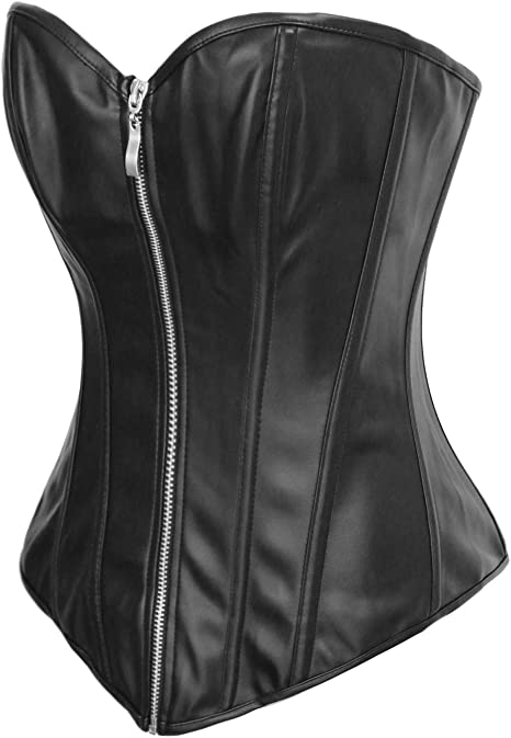 Faux Leather Corset Tops4