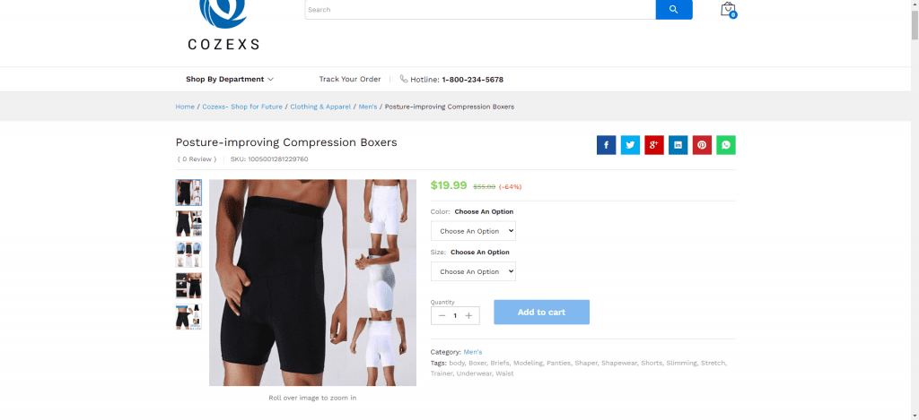 Seamless Underwear Body Shaper