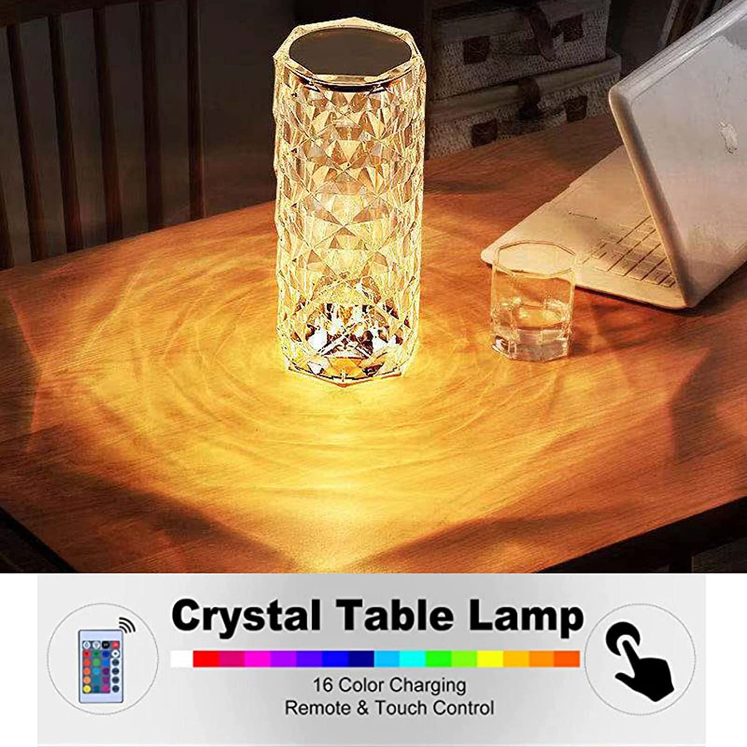 Diamond Crystal Table Lamp6