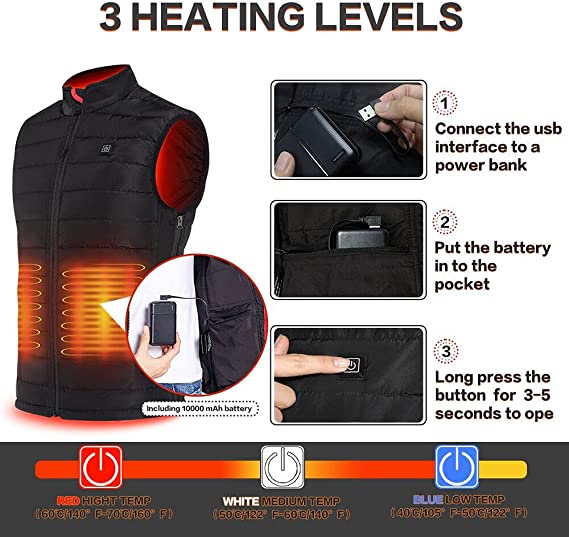 Electric Lightweight Heated Vest 1
