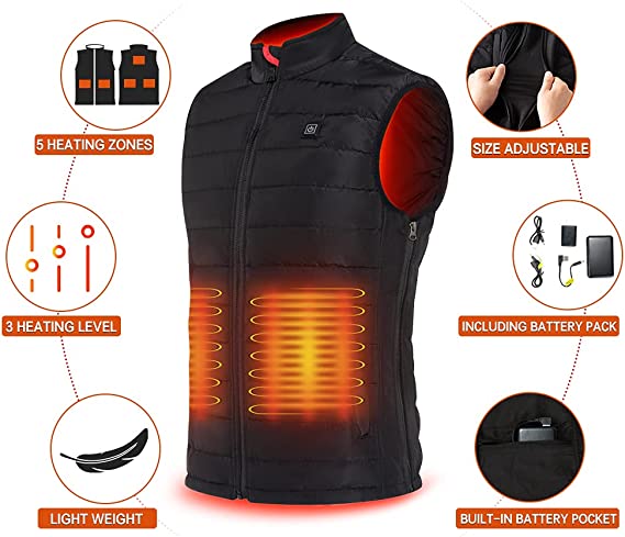 Electric Lightweight Heated Vest 2