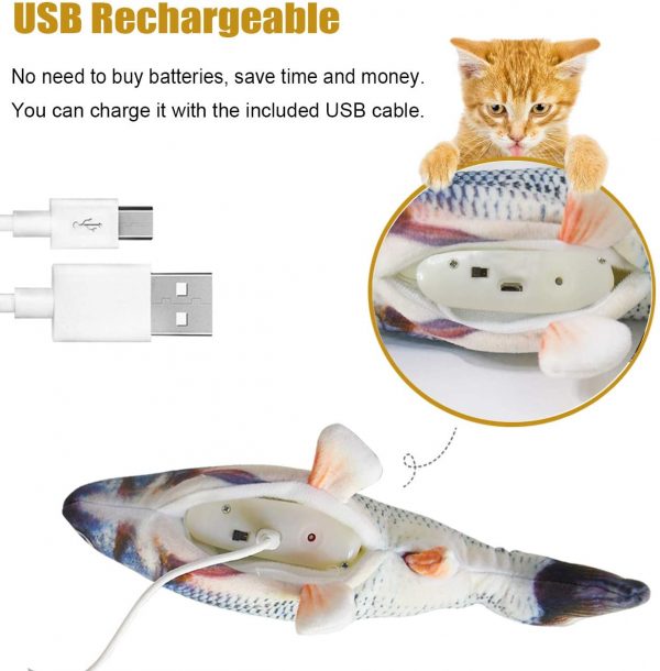 Fish-Shaped Cat Chew Toys1