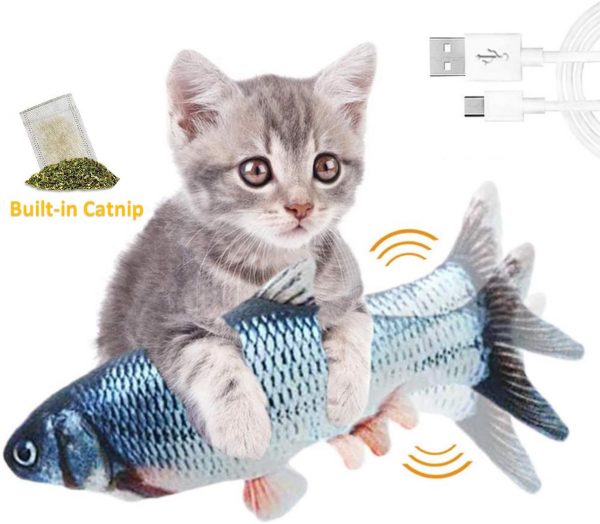 Fish-Shaped Cat Chew Toys2