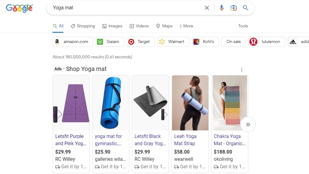 Test products with Google Ads