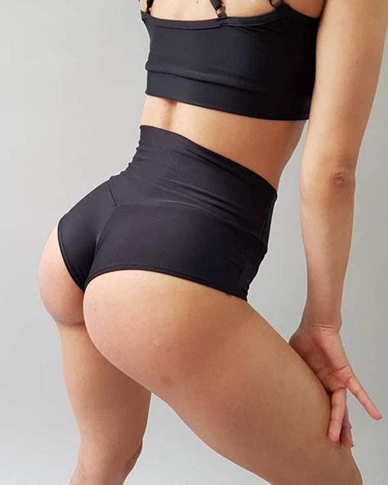 Yoga Booty Shorts Workout High Waisted Shorts Butt Lifting