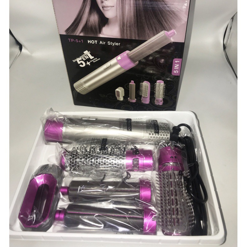 Cordless Automatic Curling Iron 5 In 1 Hair Styling Comb-honestfulphilment