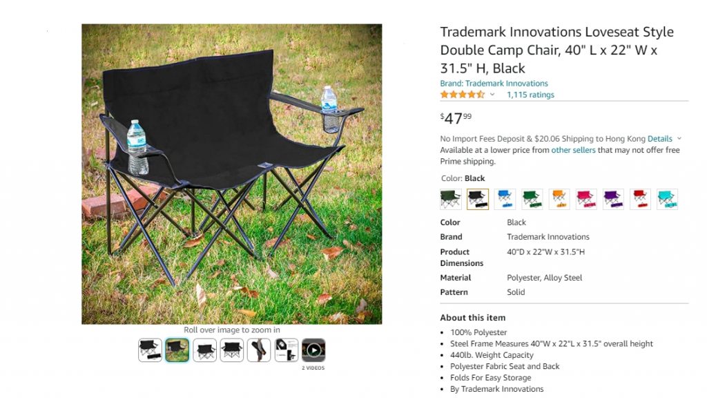 Best Double Camping Chair
