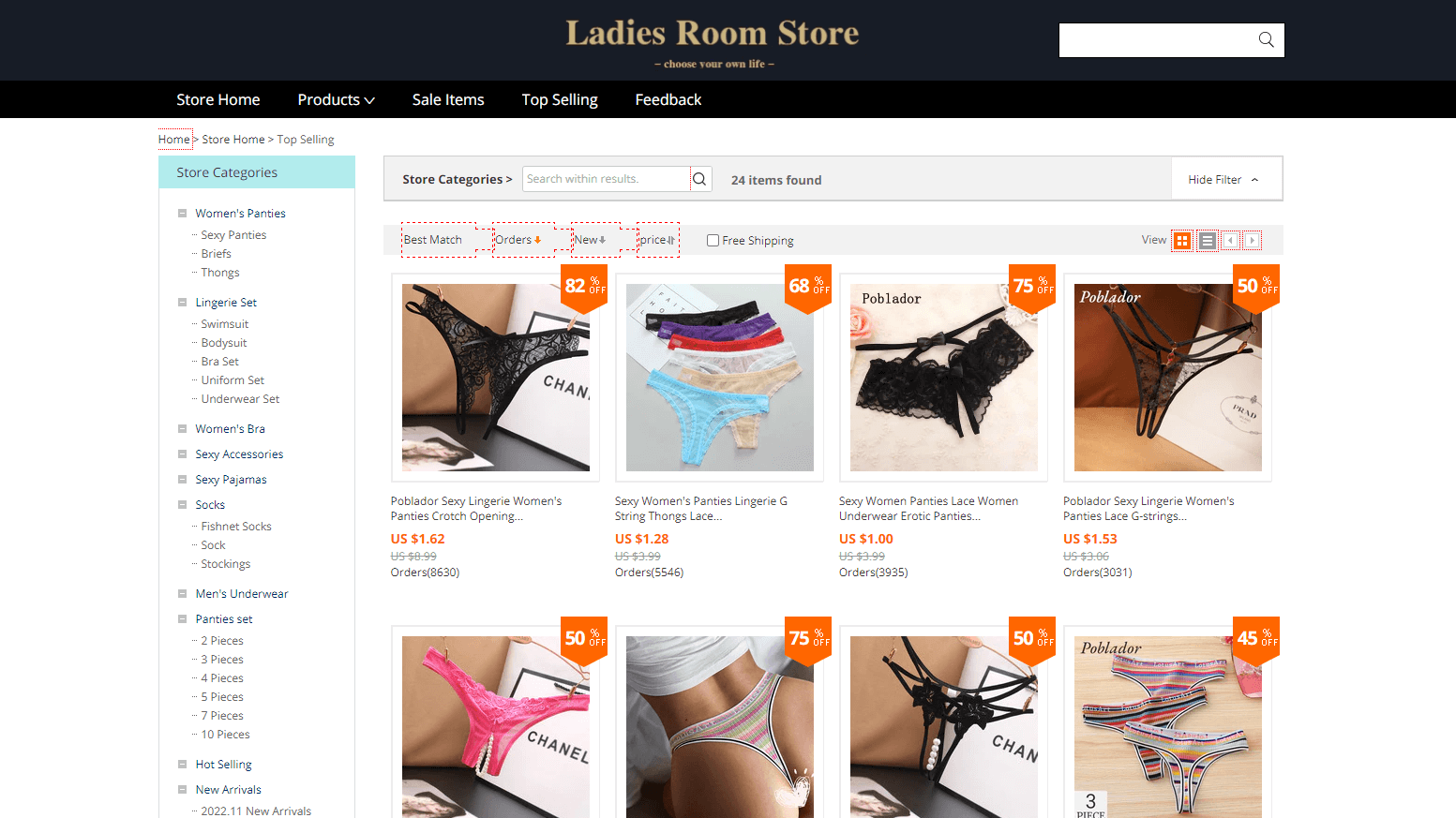 Ladies Room Store